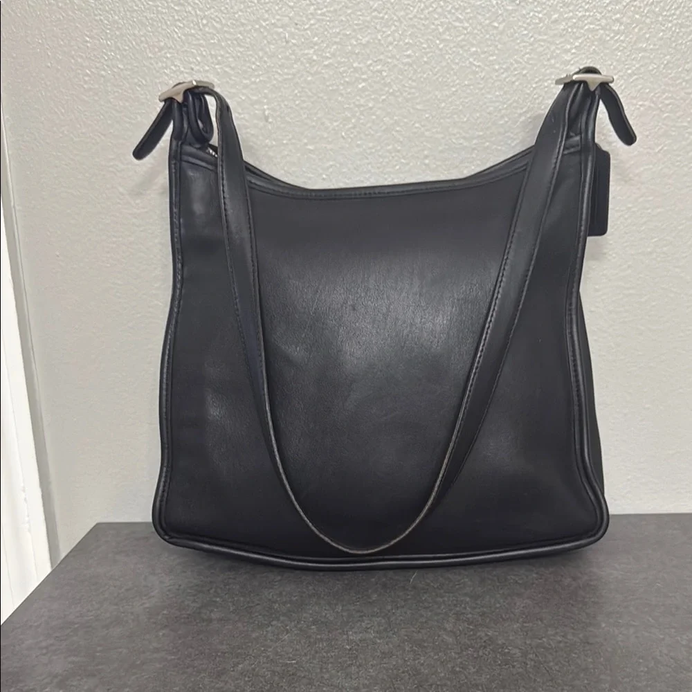 Coach Vintage Midnight Black Shoulder Bag - Picture 1 of 12